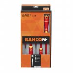 (Bild für) Bahco Fit Isolierte Schraubendreher Satz, 5-teilig, Schlitz/PZ