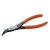 (Bild für) Flachrundzange, gekröpft, brüniert, PVC-Ummantelung