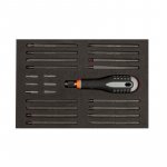 (Bild für) Set Ergo Schraubendreher, 15 Klingen, 6 Bits + Griff