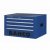 (Bild für) 26" Werkzeugaufsatz mit 4 Schubladen, Blau