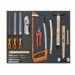 (Bild für) 3/3 Einlage Hämmer, Feilen etc, 15-teilig
