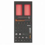 (Bild für) 1/3 Einlage Steckschlüsssel-Einsätze 1/4", 37-teilig