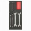 (Bild für) 1/3 Werkzeugeinlagen, Doppelmaulschlüssel