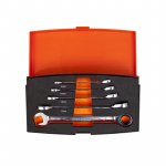 (Bild für) Knarren-Ringmaulschlüssel Satz, metrisch