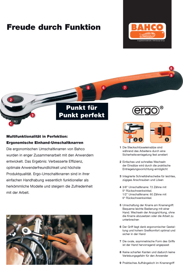 Einhand-Umschaltknarre