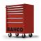 26" Werkstattwagen mit 6 Schubladen, Rot