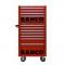 26" Werkzeugaufsatz mit 4 Schubladen, Rot
