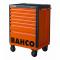 Werkstattwagen mit 7 Schubladen, Orange
