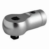 Einsteckknarre mit festem Vierkant und rundem Spigot Schaft