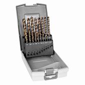 HSS-E Spiralbohrer Set aus Kobalt zum Bohren in Metall - 19-teilig