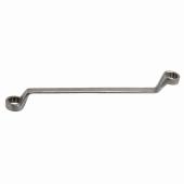 Gekröpfte Edelstahl-Doppelringschlüssel, metrische Ausführung