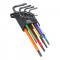 Multicolour TORX Winkelschraubendreher-Satz, 9 tlg