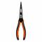 Flachrundzange, gekröpft, brüniert, Ergo