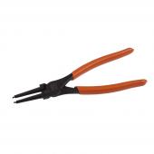 Zange für Innen-Sicherungsringe, mit geraden Backen und geschiedeten Spitzen