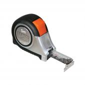 Massband mit automatischer Bandeinzug, rostfrei, metrisch/Zoll