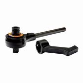 Mechanischer, handbetätigter Drehmomentvervielfältiger mit 2 Abstützvorrichtungen