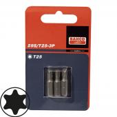 Bits 1/4" für Torx®-Schrauben, 25 mm, 3 Bits