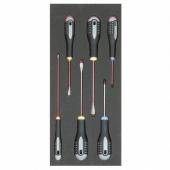 1/3 Einlage Schraubendreher Schlitz, PZ, 6-teilig