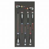 1/3 Einlage Schraubendreher Schlitz, PH, PZ, 8-teilig