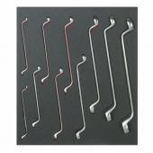 2/3 Einlage Doppelringschlüssel, 10-teilig