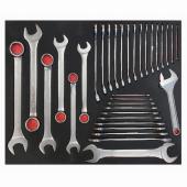 3/3 Einlage Schraubenschlüssel, 33-teilig