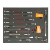 3/3 Einlage Schraubendreher, 34-teilig