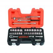 Steckschlüsselsatz 3/8", SLine, 38tlg. Metrisch/Zoll