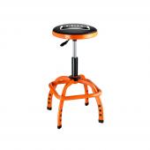 Gepolsterter Werkstatt Drehhocker Stuhl, pneumatisch