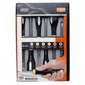 ERGO Edelstahl Schraubendreher-Satz, 6-teilig